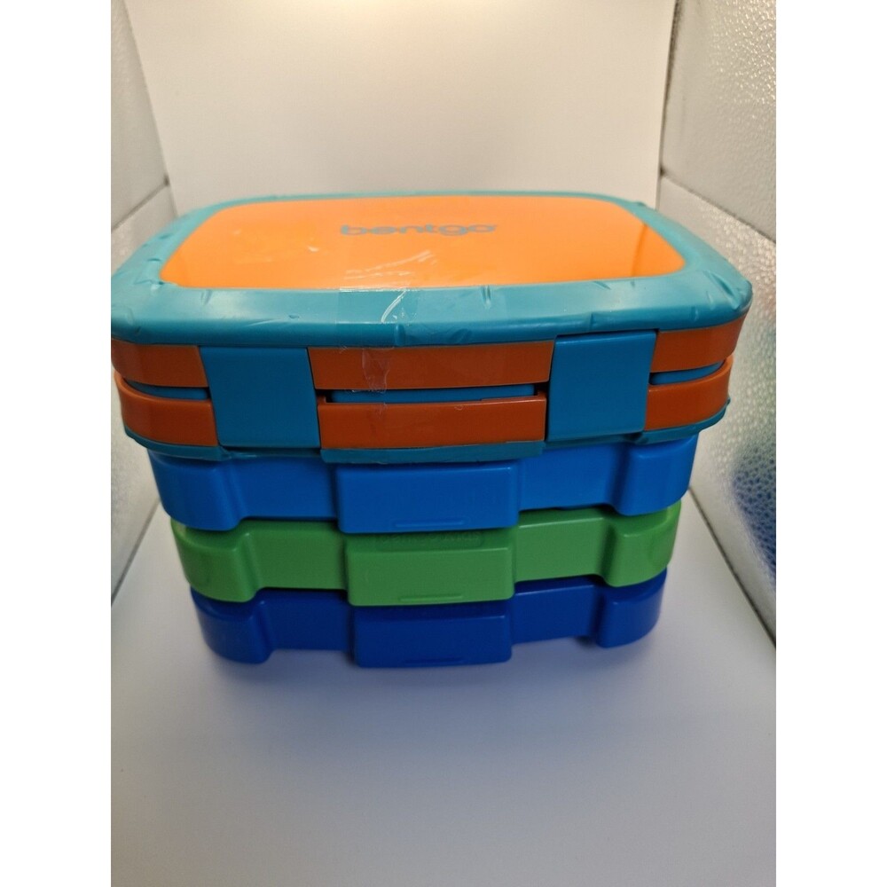 BENTGO Kids 4 Meal Prep Bento Containers Leak Proof